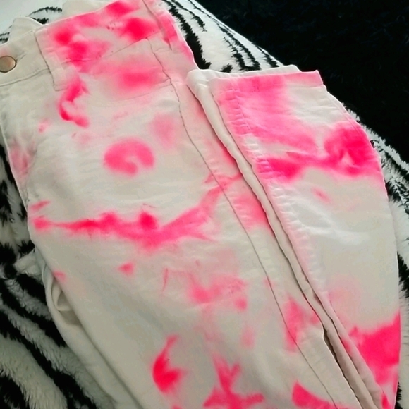 Pink tie dye jeans - Picture 10 of 11